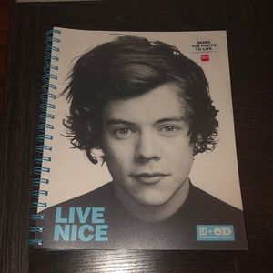 One Direction Harry Styles Notebook